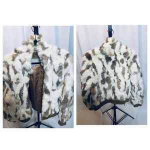 Wilson rabbit fur coat